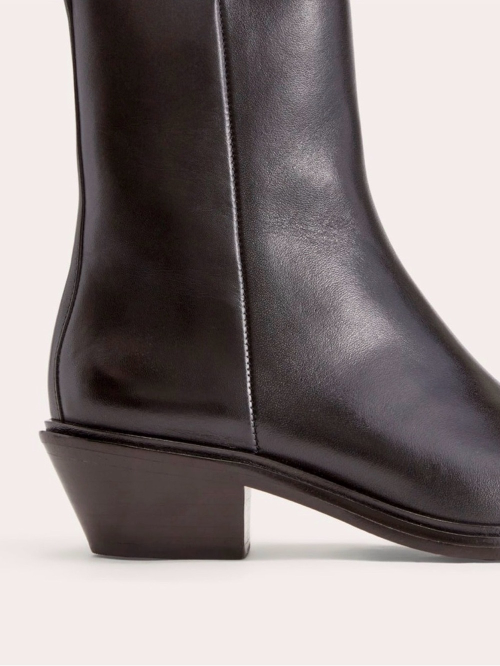 Everlane The Havana Boot Black Leather 9.5 Brand New in Box - Picture 3 of 11